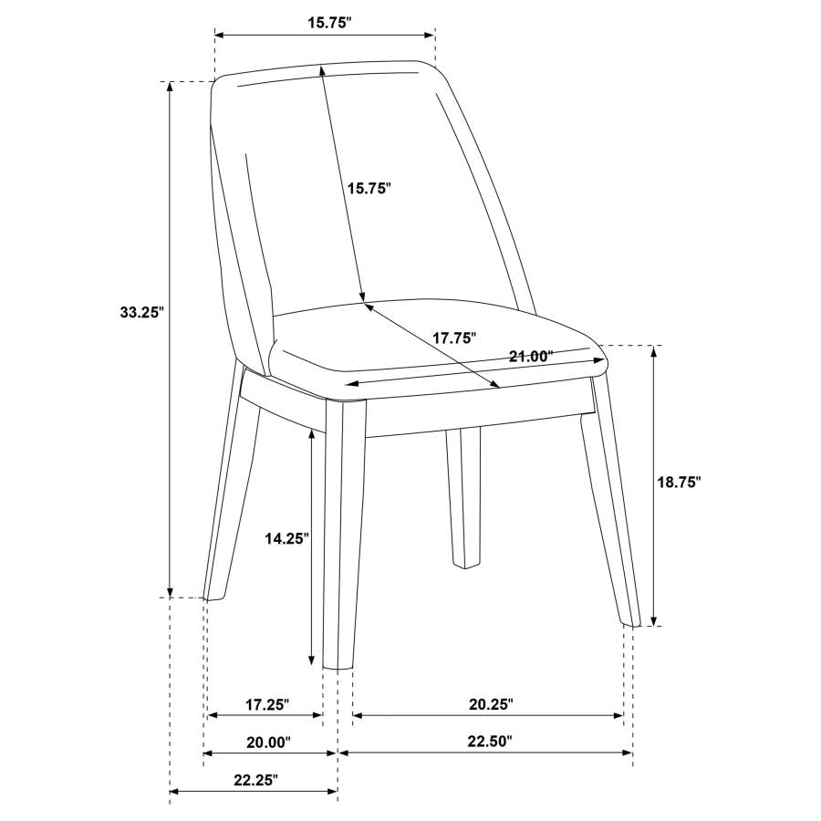 5 Piece Round Table Dining Set