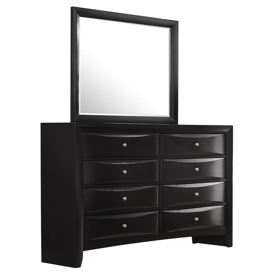 8 Drawer Dresser Black
