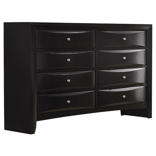 8 Drawer Dresser Black