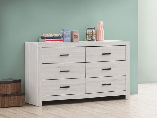6-drawer Dresser Coastal White