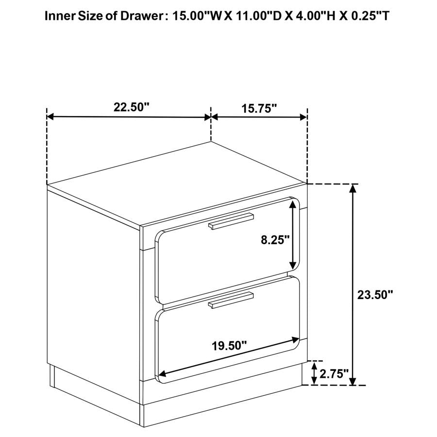 Nightstand Black