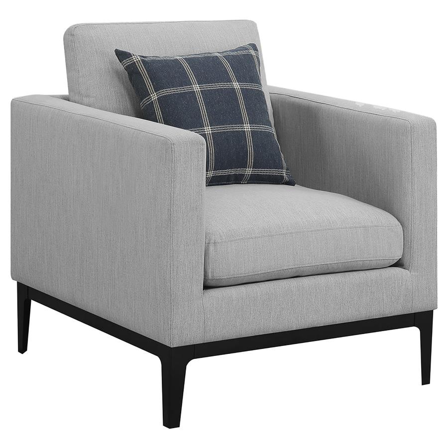 Upholstered Track Arm Sofa Set