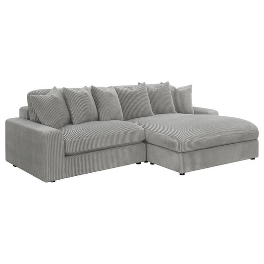 2-Piece Reversible Sectional Sofa