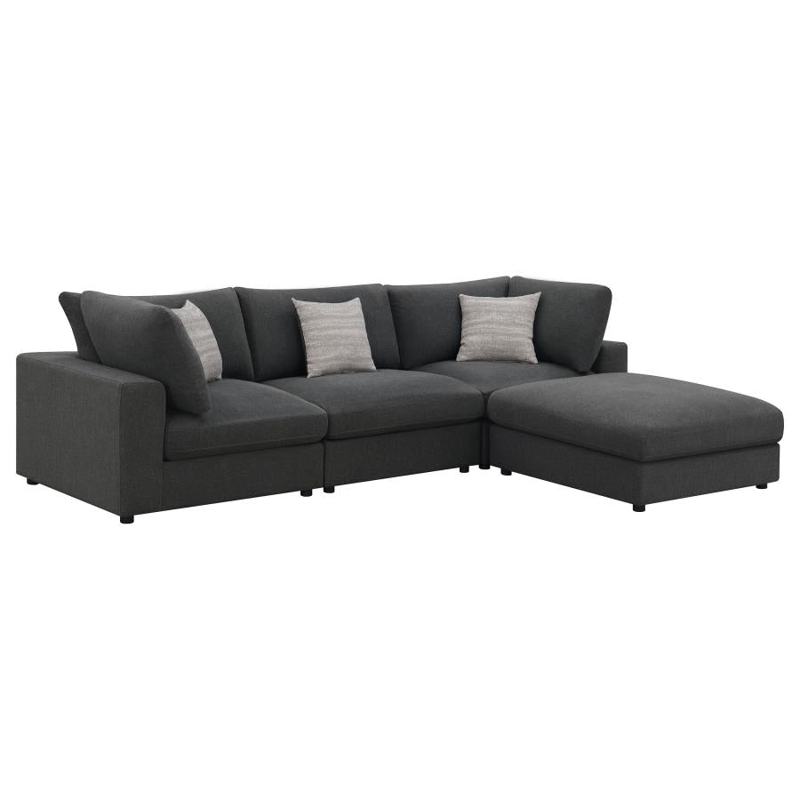 4-Piece Modular Sectional Sofa