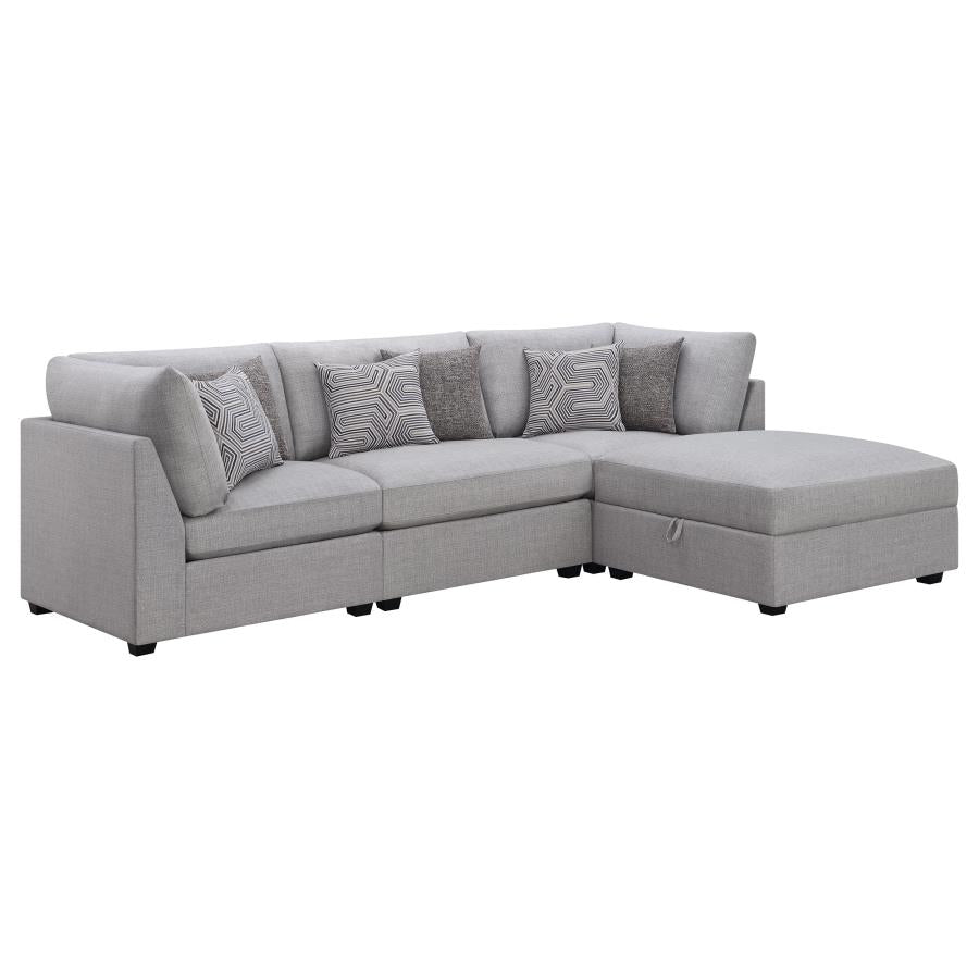 4-Piece Modular Sectional Sofa