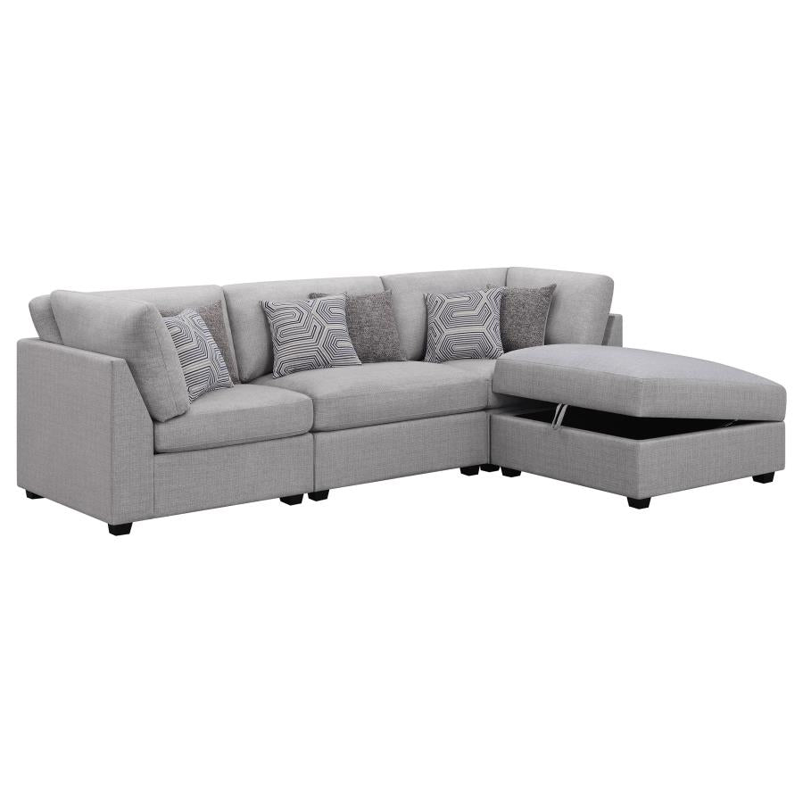 4-Piece Modular Sectional Sofa