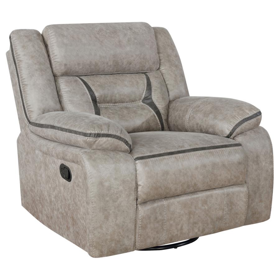 Upholstered Manual Reclining Sofa Set