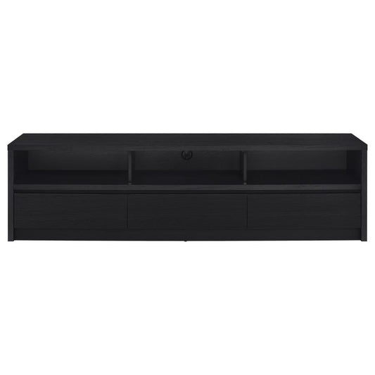 78-inch 3-drawer TV Stand Black