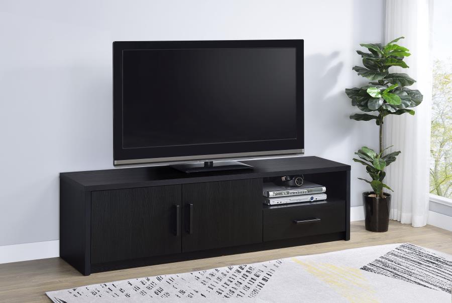 70-inch 2-door TV Stand Black
