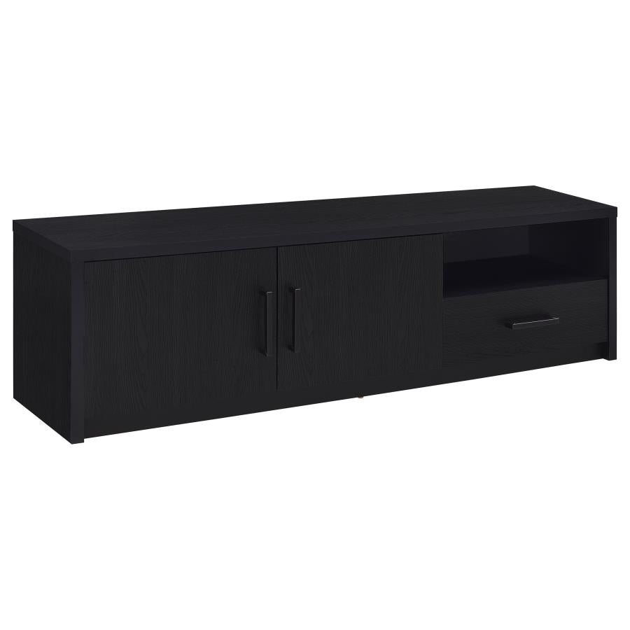 70-inch 2-door TV Stand Black