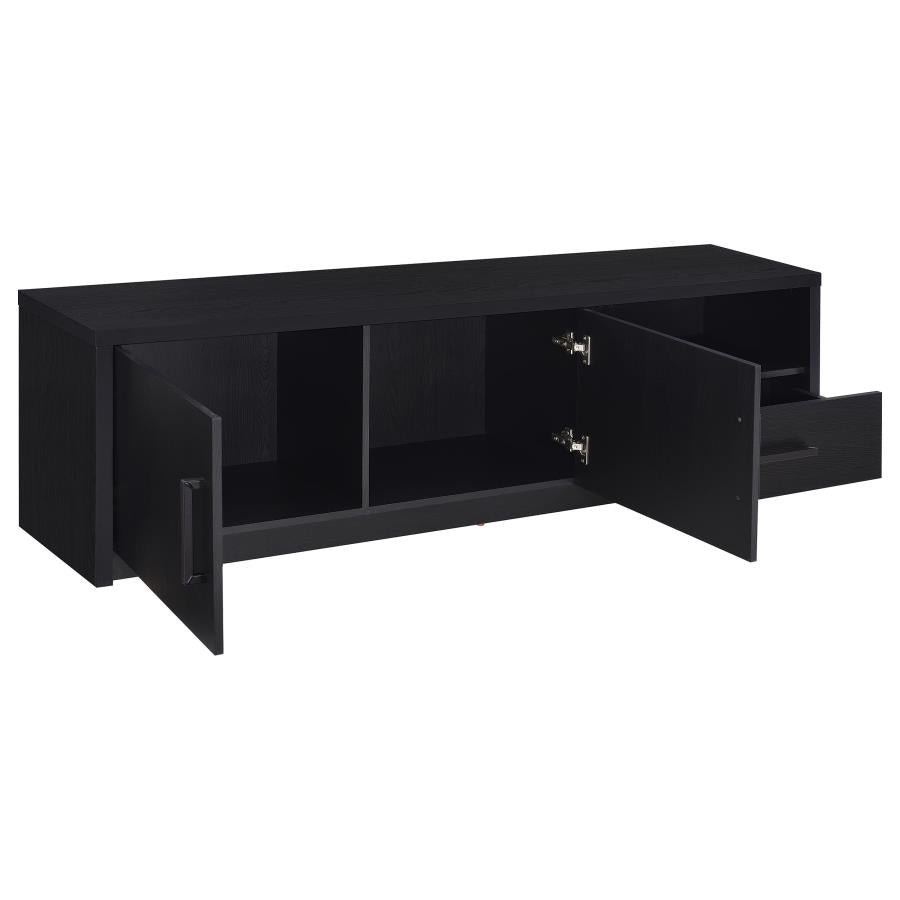 70-inch 2-door TV Stand Black