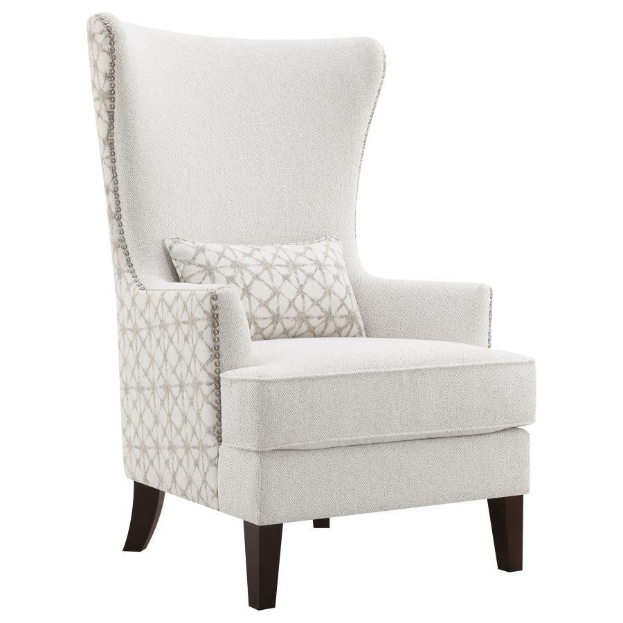 Upholstered High Wingback Accent Chair