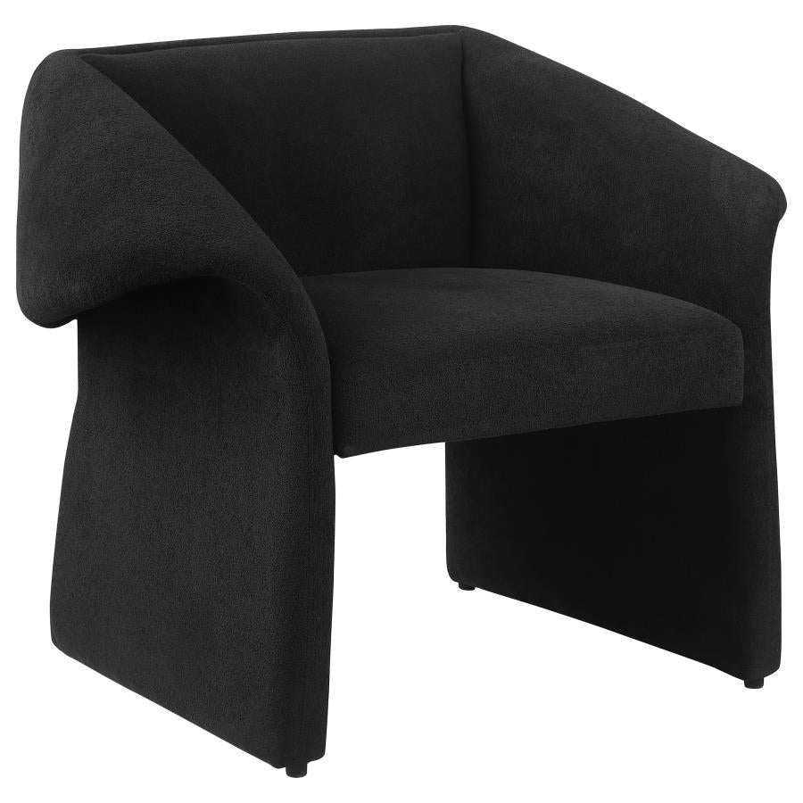 Upholstered Sloped Arm Accent Chair