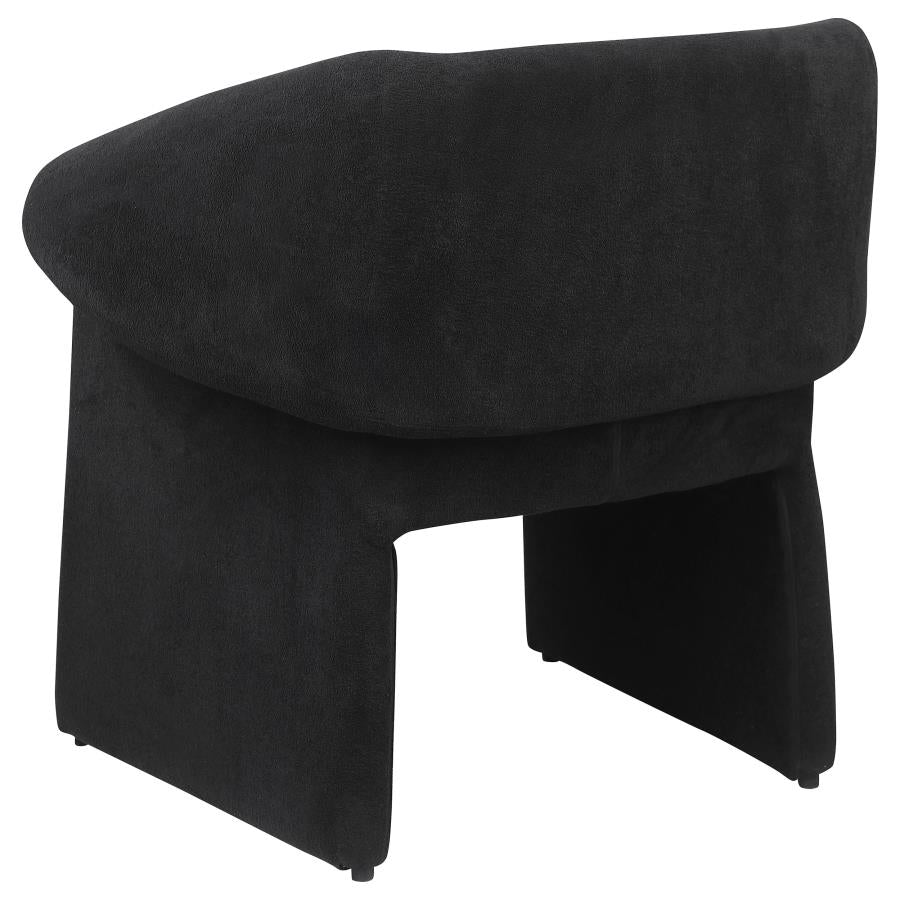 Upholstered Sloped Arm Accent Chair