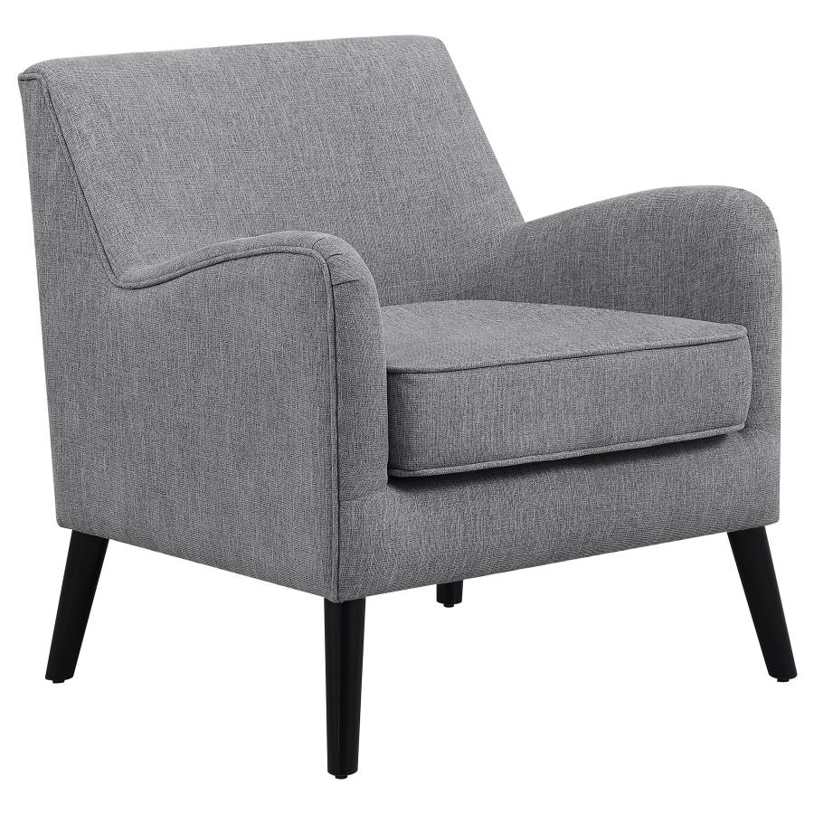 Upholstered English Arm Accent Chair