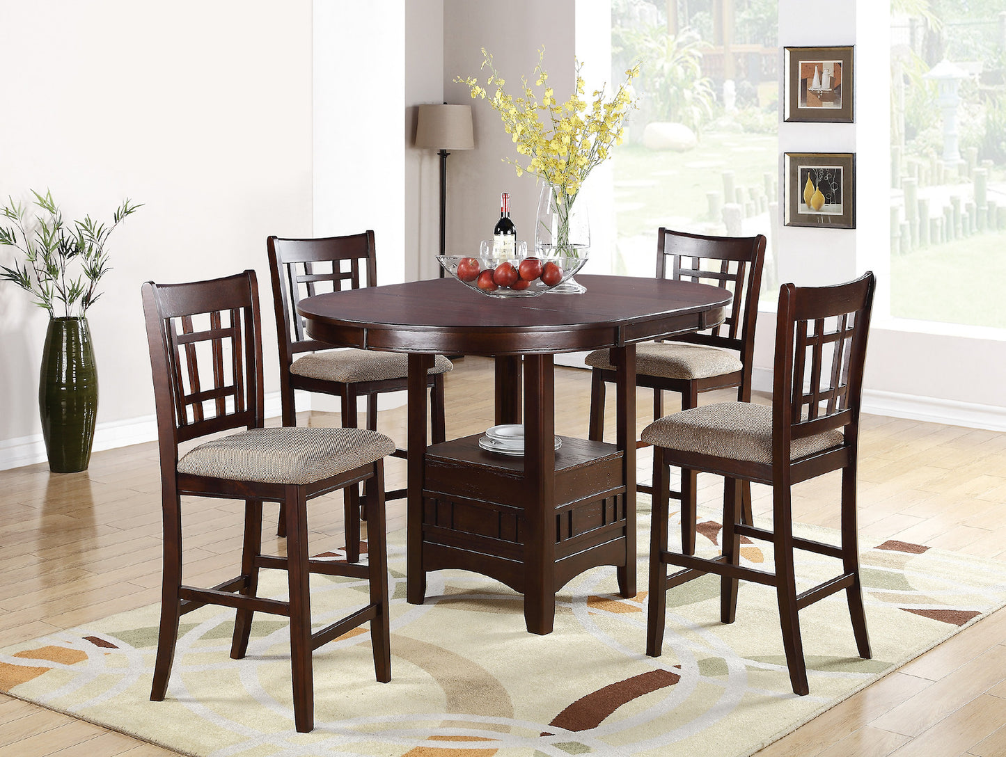 5-Piece Counter Height Dining Set