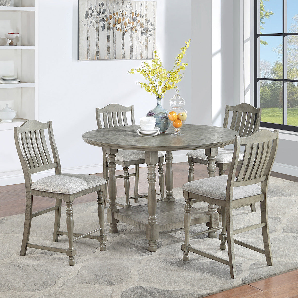 5-Piece Counter Height Dining Set