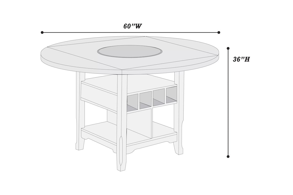 7-Piece Counter Height Dining Set