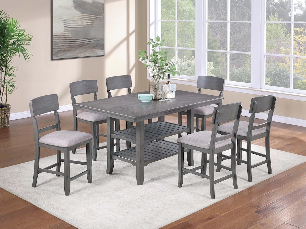 7-Piece Counter Height Dining Set