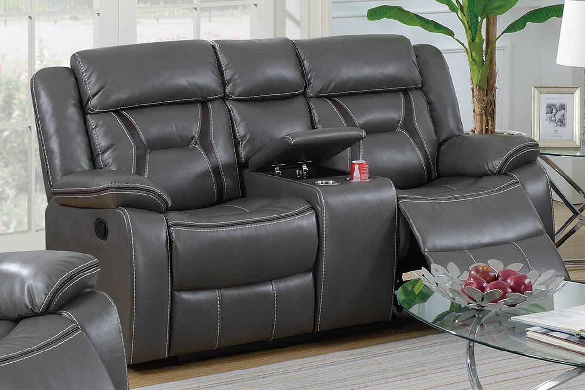 2-PC Manual Recliner Sofa Set