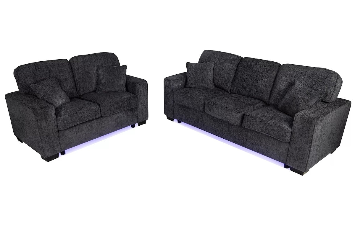 2-Piece Sofa Loveseat Set