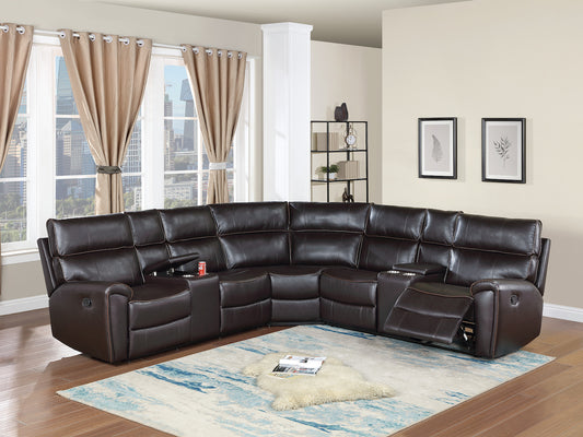 3-Piece Manual Reclining Sectional Sofa