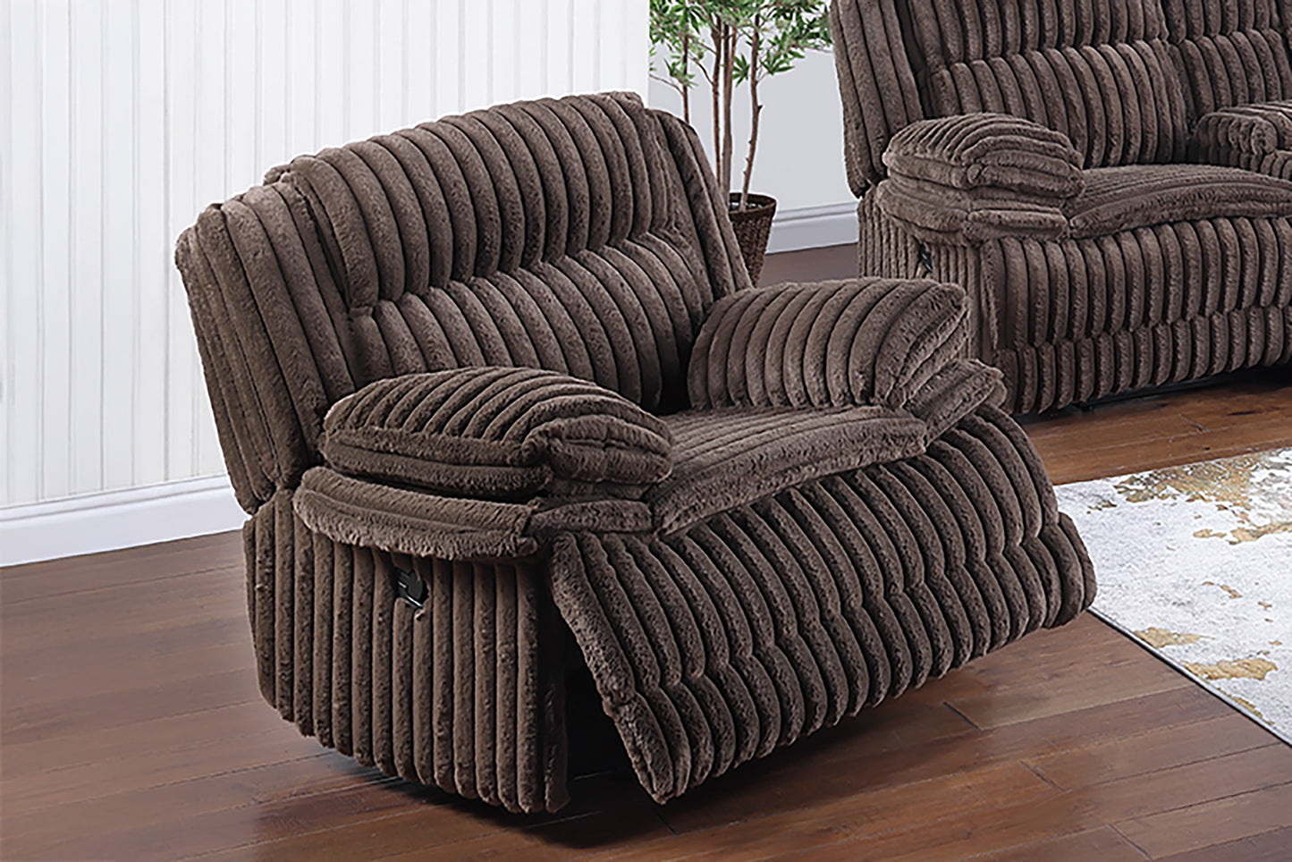 Corduroy Recliner Chair