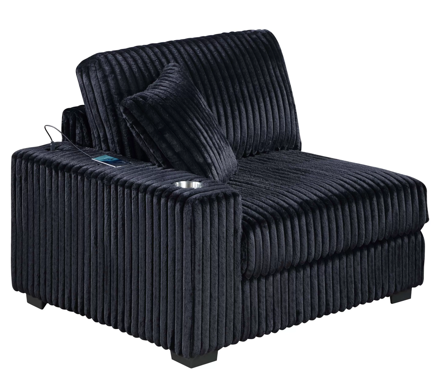 6-Piece Modular Corduroy Fabric Sectional Sofa Set Kelsey (ETA: 8/20)