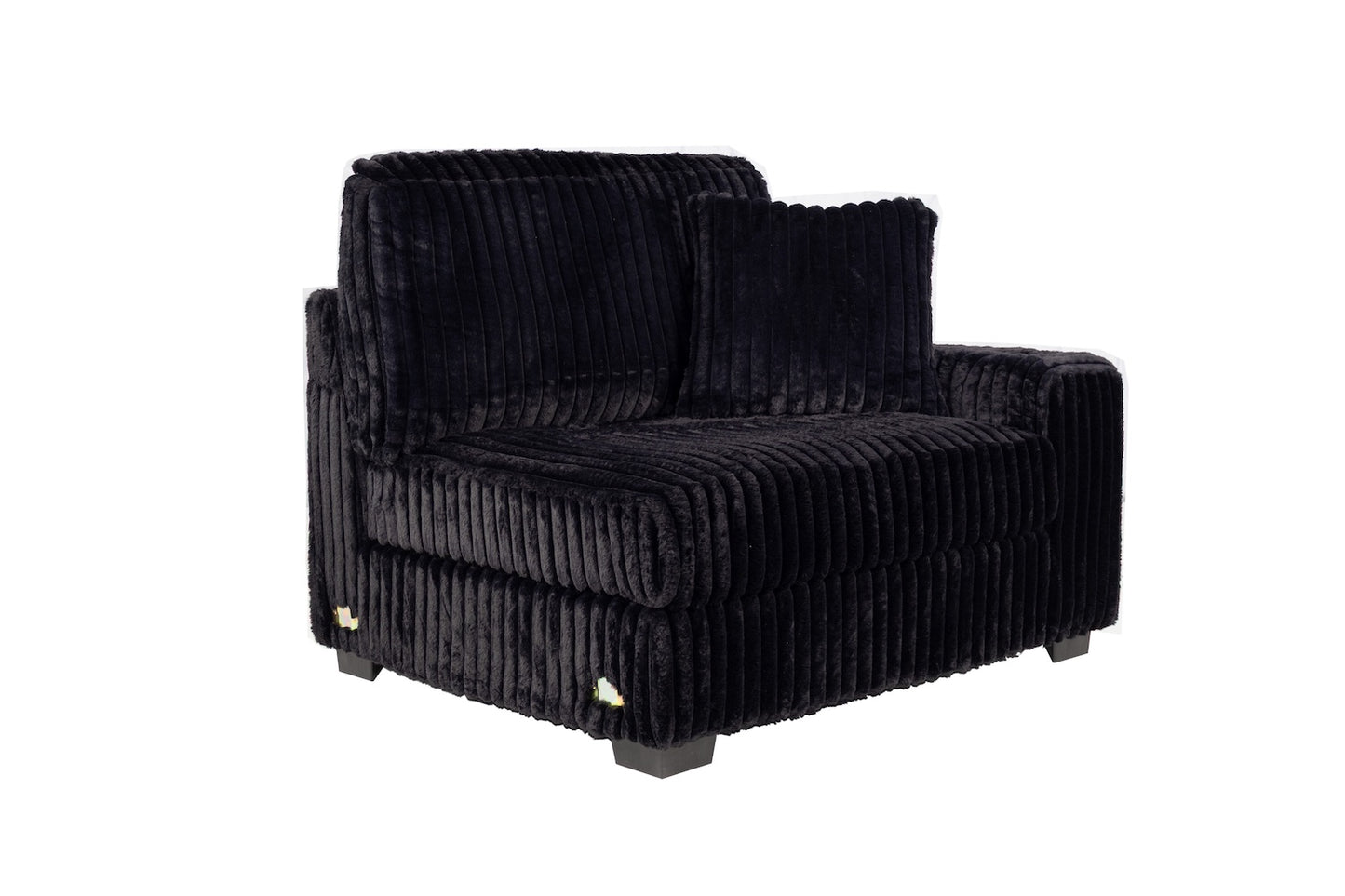 Black Corduroy RAF Modular Chair