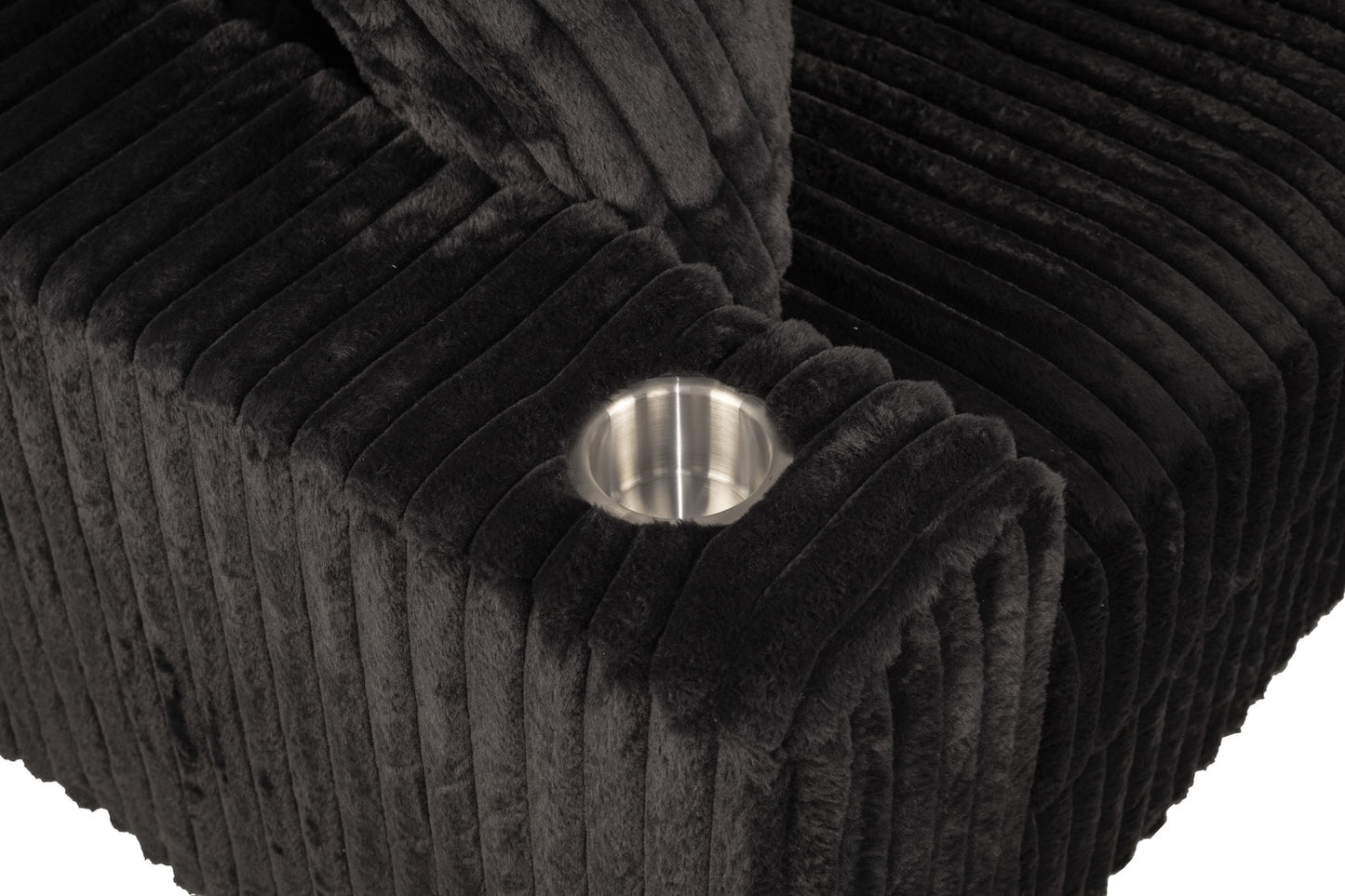 Black Corduroy RAF Modular Chair