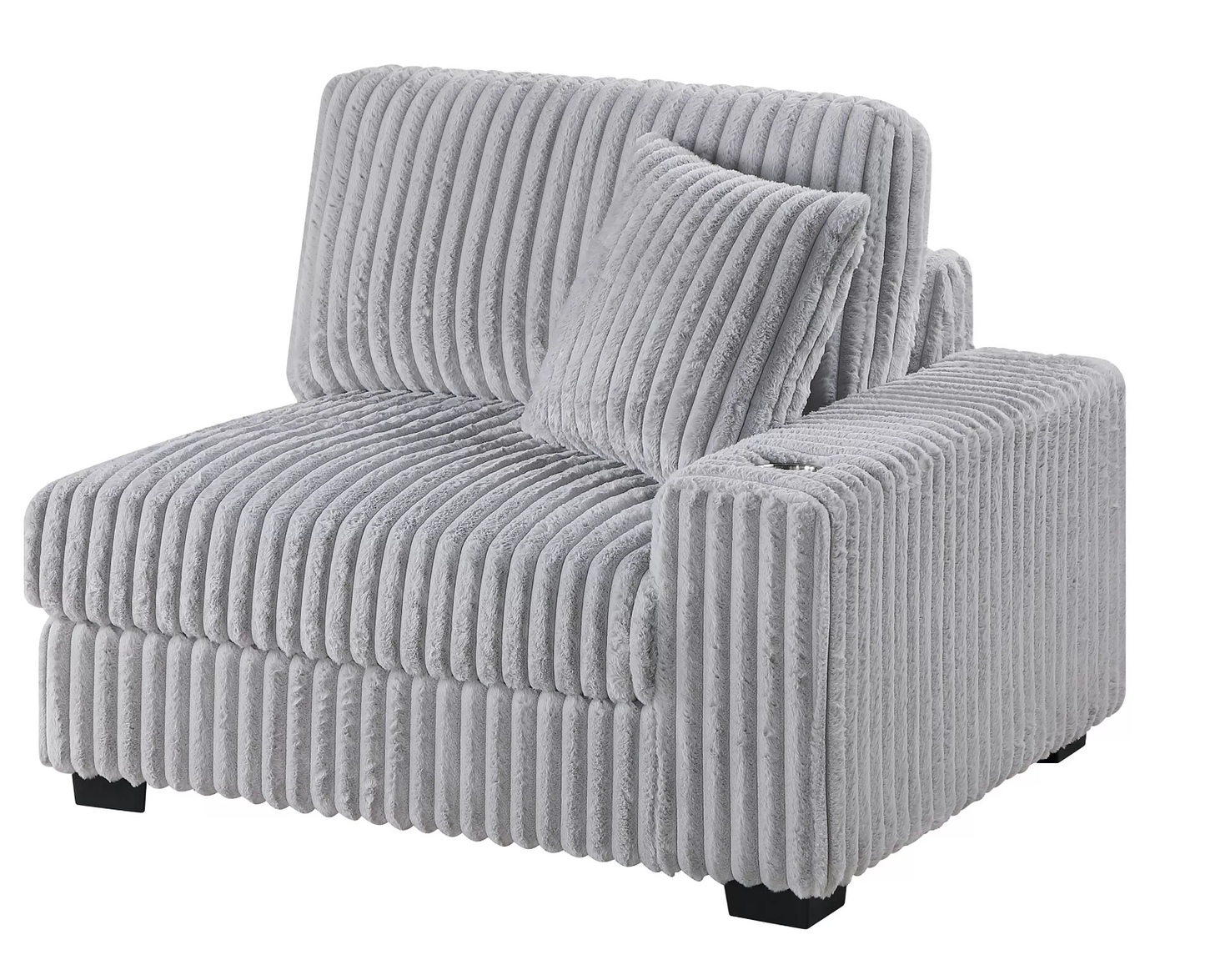 6-Piece Modular Corduroy Fabric Sectional Sofa Set Kelsey (ETA: 8/15)