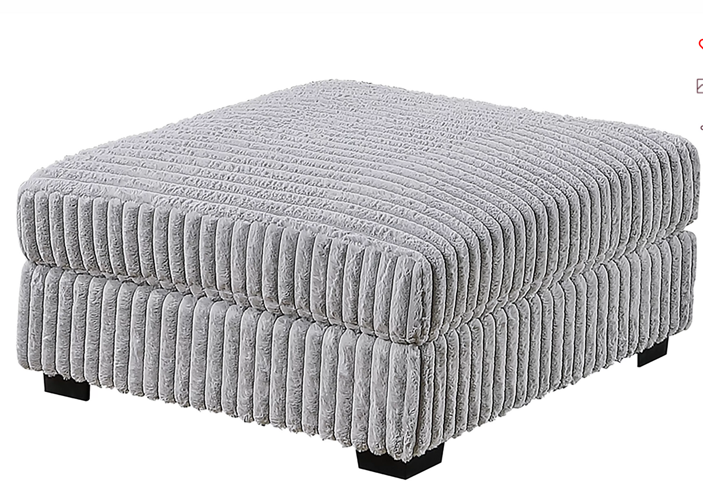 6-Piece Modular Corduroy Fabric Sectional Sofa Set Kelsey (ETA: 8/15)