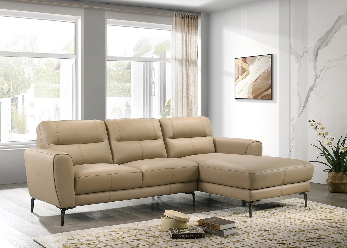 2-Piece Sectional Sofa Set