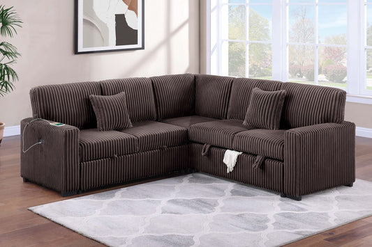 3-Piece Convertible Sectional
