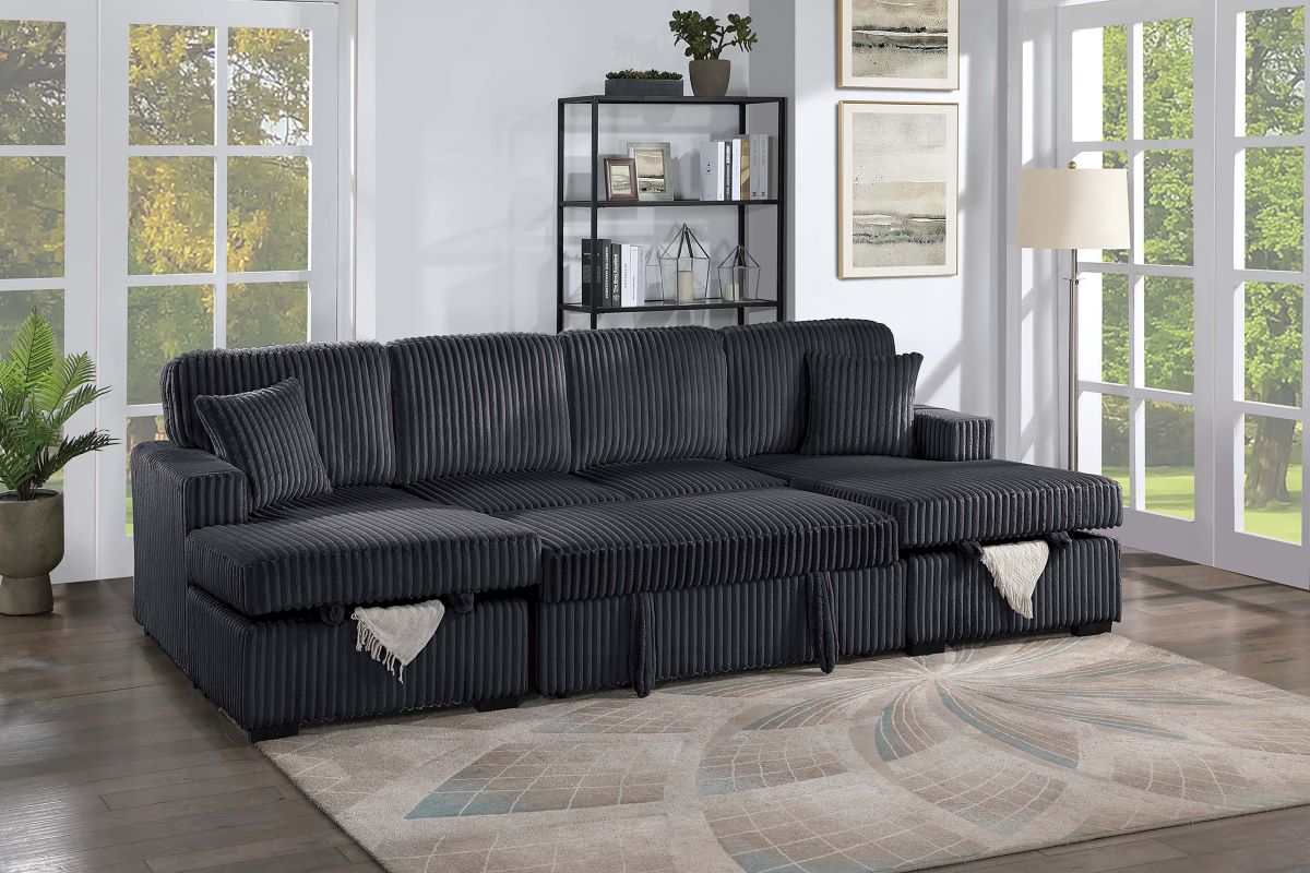 3-Piece Convertible Sectional