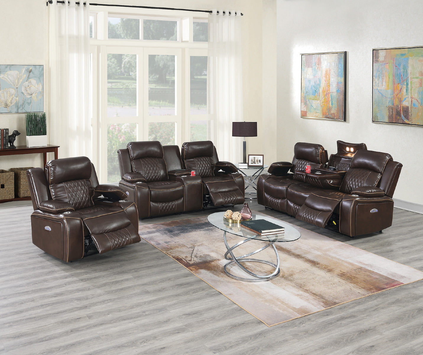 2-PC Power Recliner Sofa Set