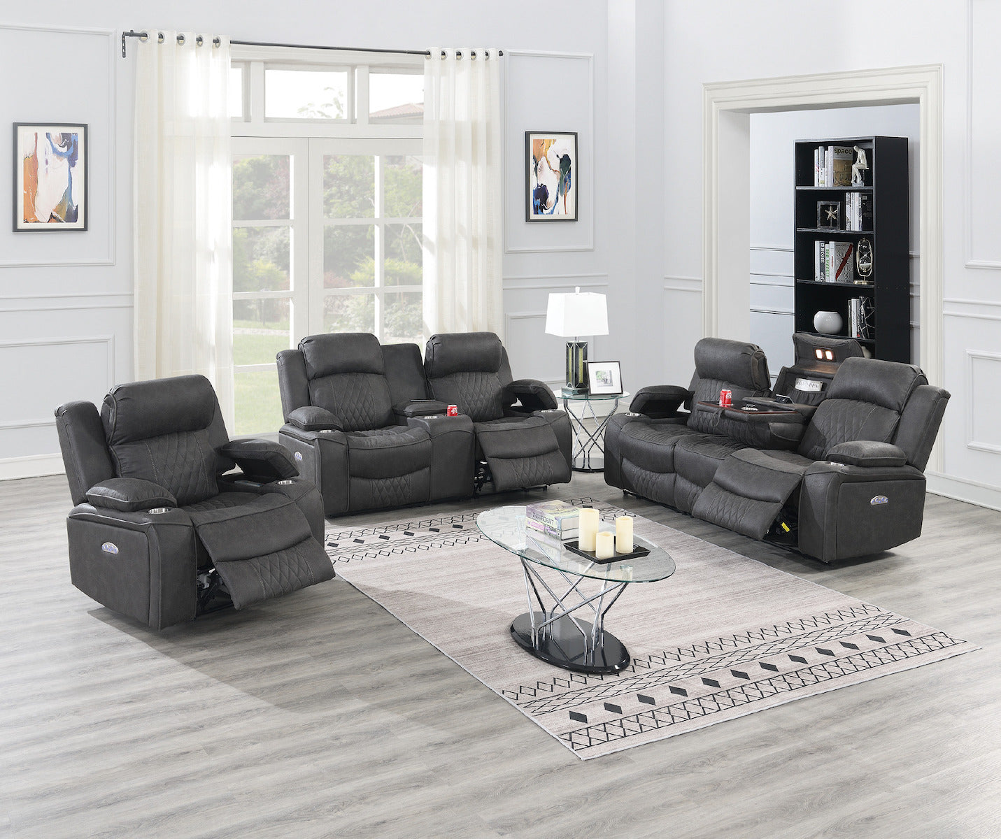 2-PC Power Recliner Sofa Set