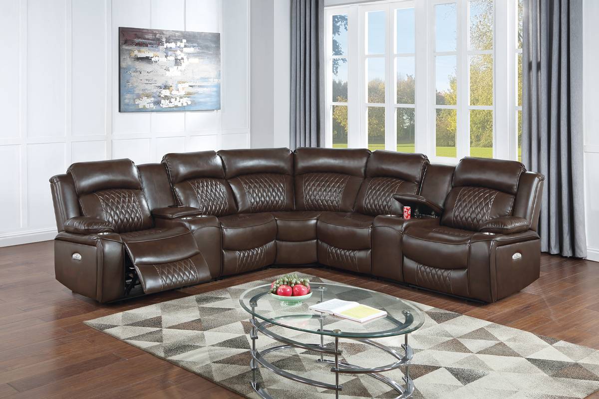 3-Piece Power Reclining Sectional Set