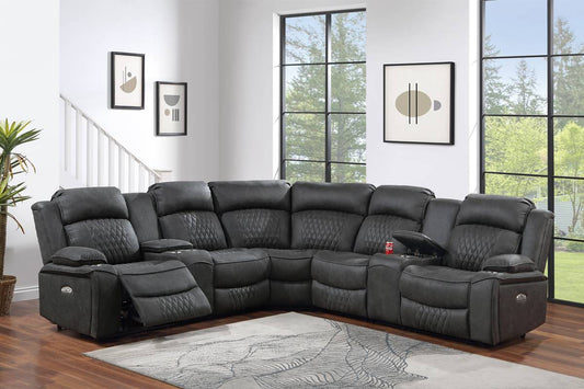 3-Piece Power Reclining Sectional Set