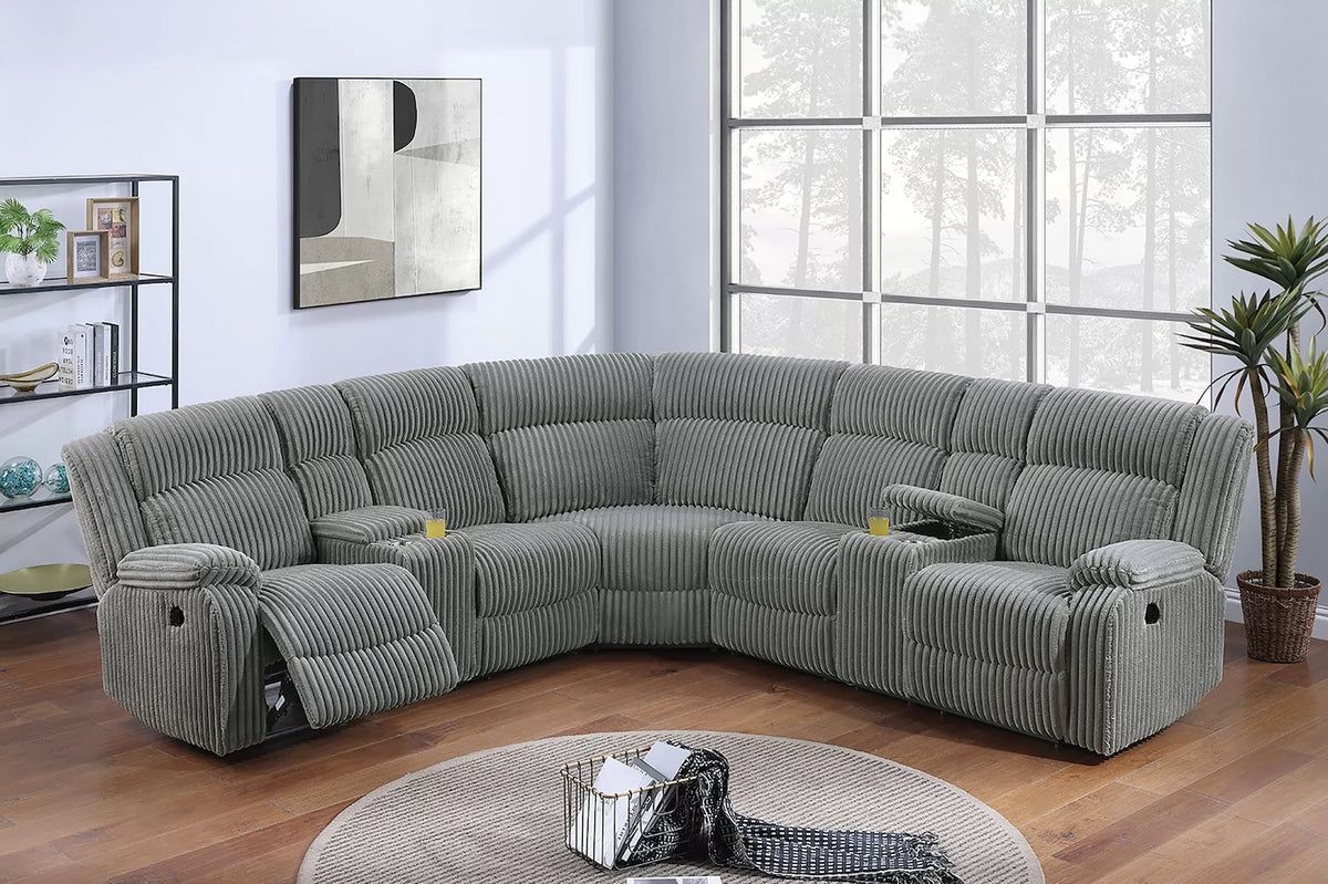 Power Motion Reclining Sectional