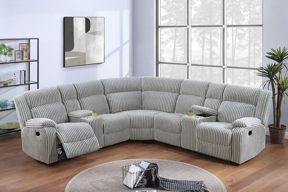 Power Motion Reclining Sectional