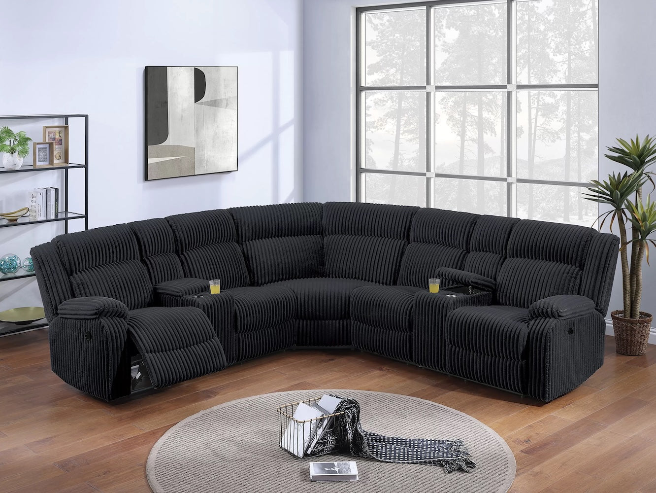 Power Motion Reclining Sectional