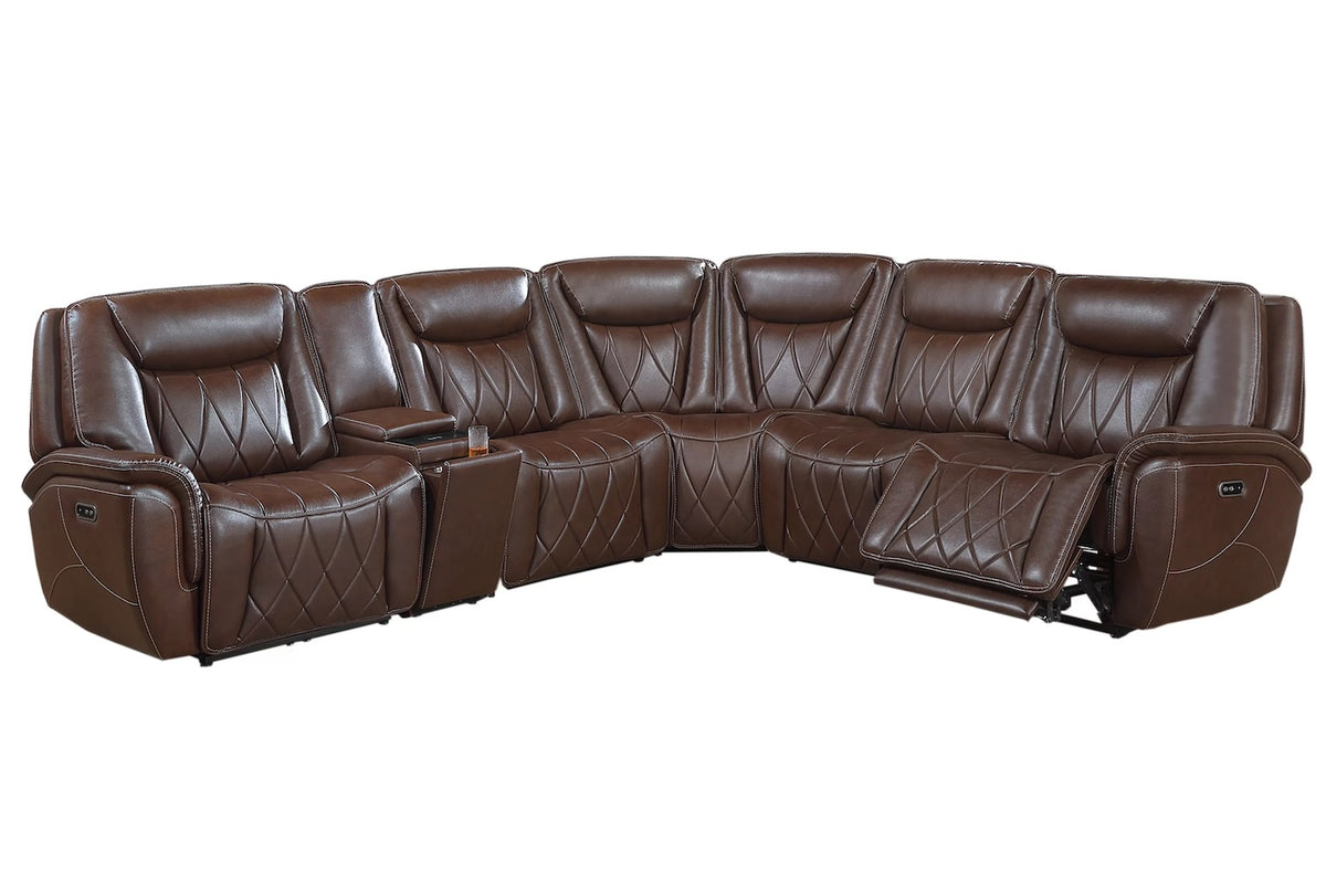 Power Motion Reclining Sectional Sofa