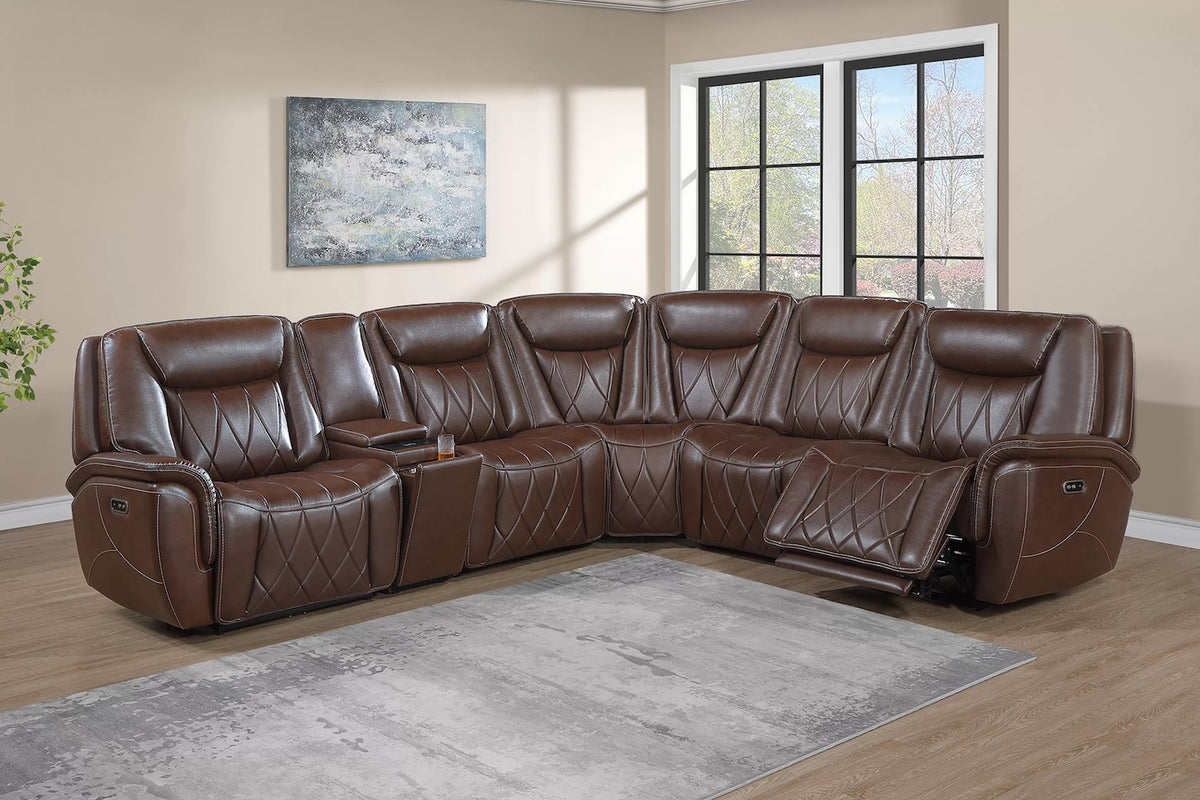 Power Motion Reclining Sectional Sofa