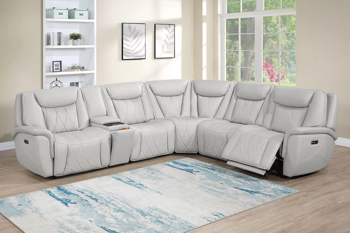 Power Motion Reclining Sectional Sofa