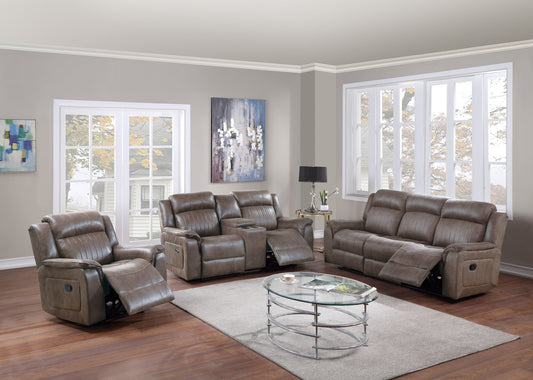 2-PC Manual Recliner Sofa Set