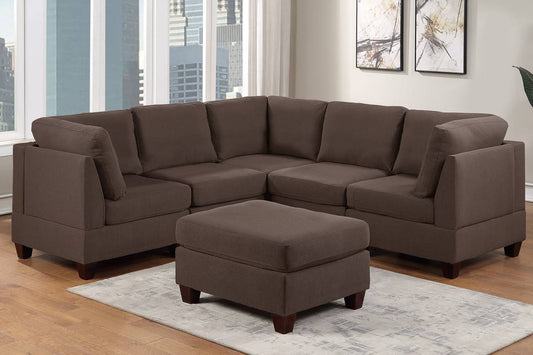 6-Pcs Modular Sofa Set