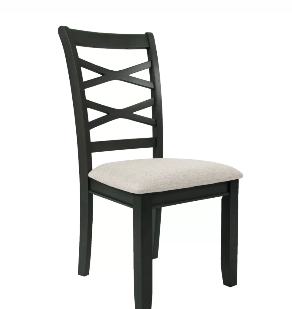 6 Piece Dining Set Black
