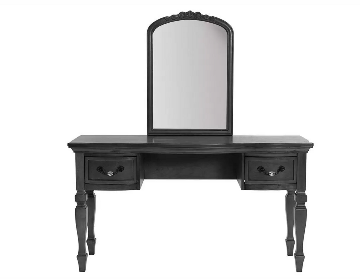 3-Piece Vanity Table Mirror Stool Set