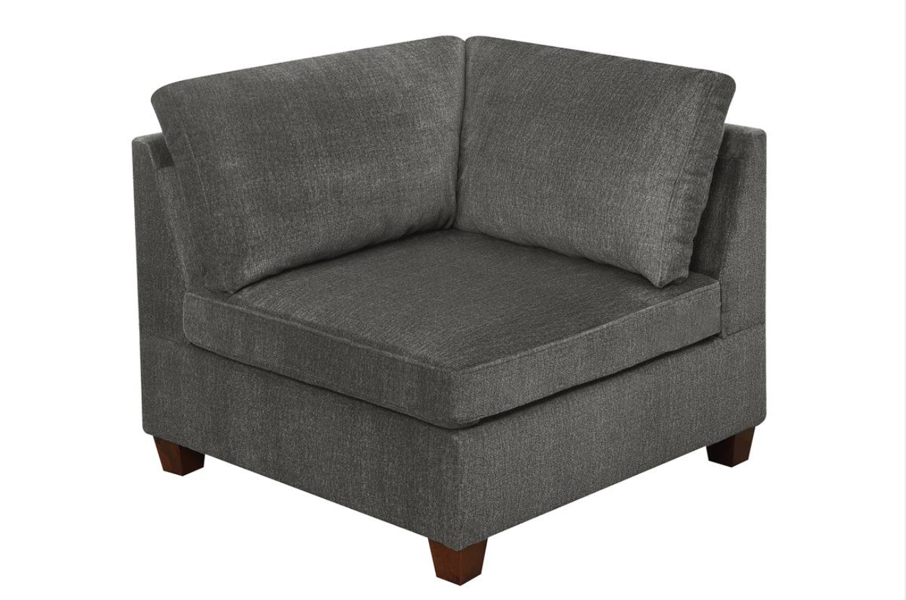 5-PC Modular Chenille Sofa Loveseat Fellipe